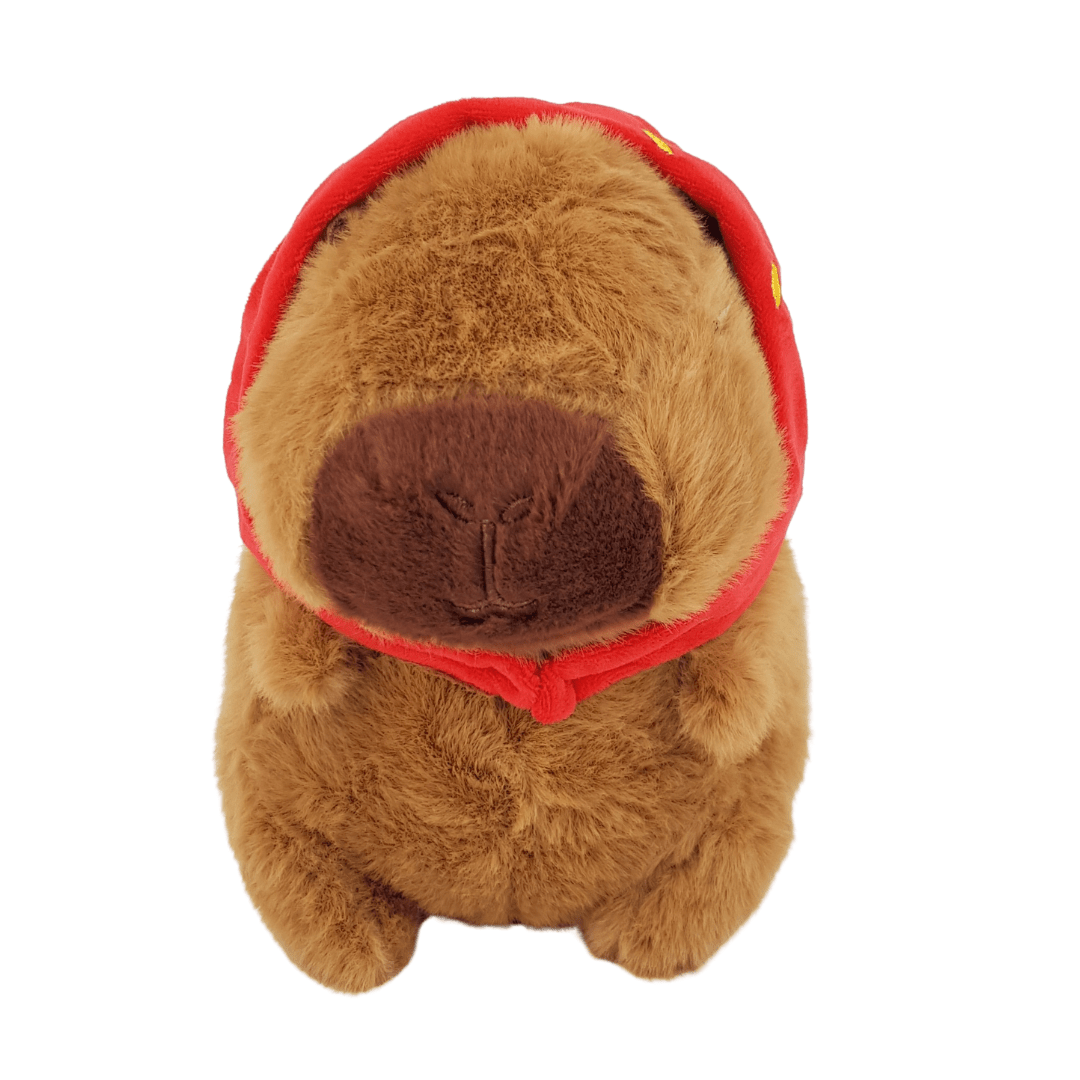 Capybara with Strawberry Hat Plushies - 20cm