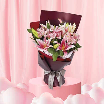 Lilies in Bloom - Flower Bouquet