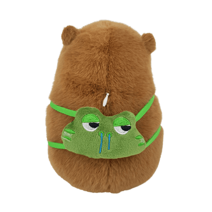 Capybara with Green Bag Plushies - 20cm