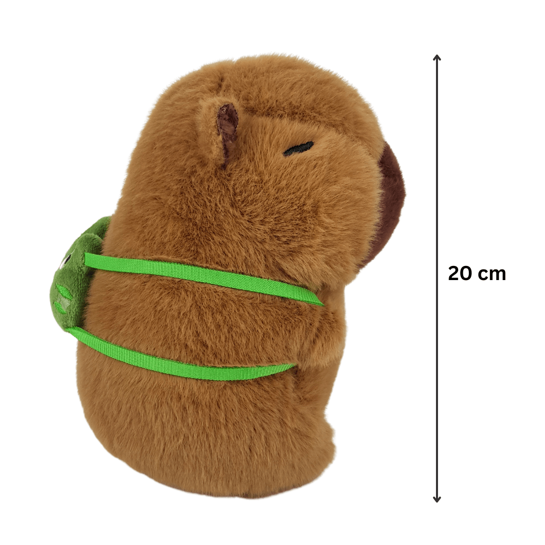 Capybara with Green Bag Plushies - 20cm