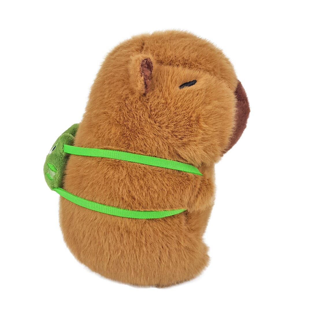 Capybara with Green Bag Plushies - 20cm