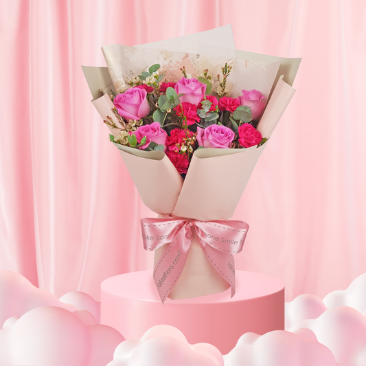 Blush of Admiration - Flower Bouquet