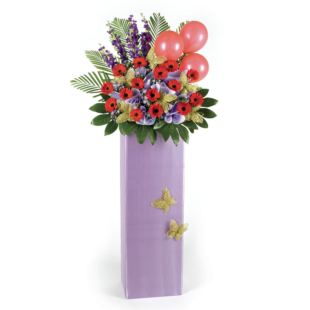 Congratulatory Flower Stand - Blooming Fortune