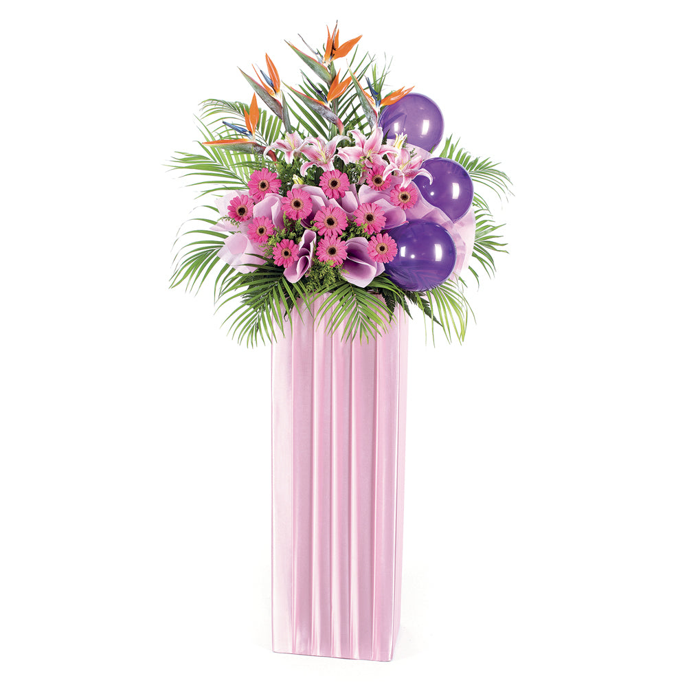 Congratulatory Flower Stand - Wondrous Attainment