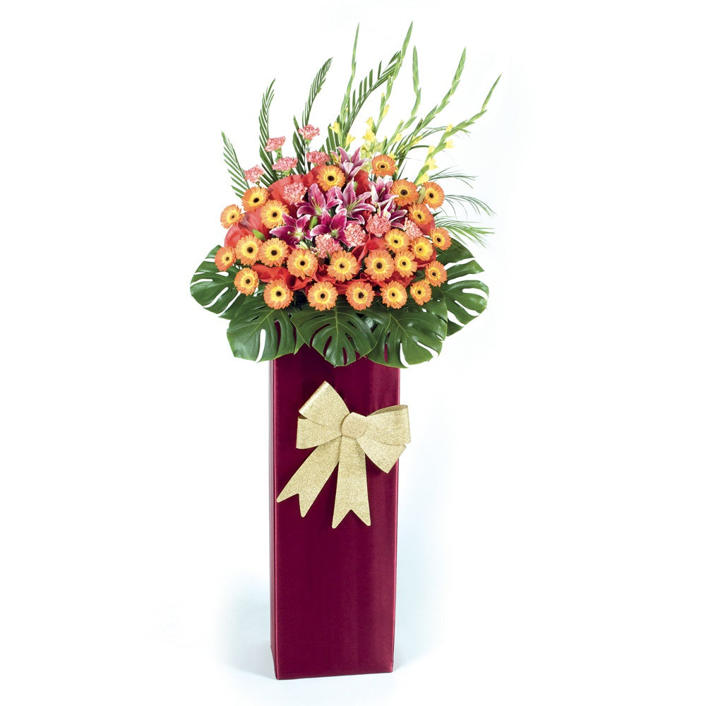 Congratulatory Flower Stand - Artistic Charm