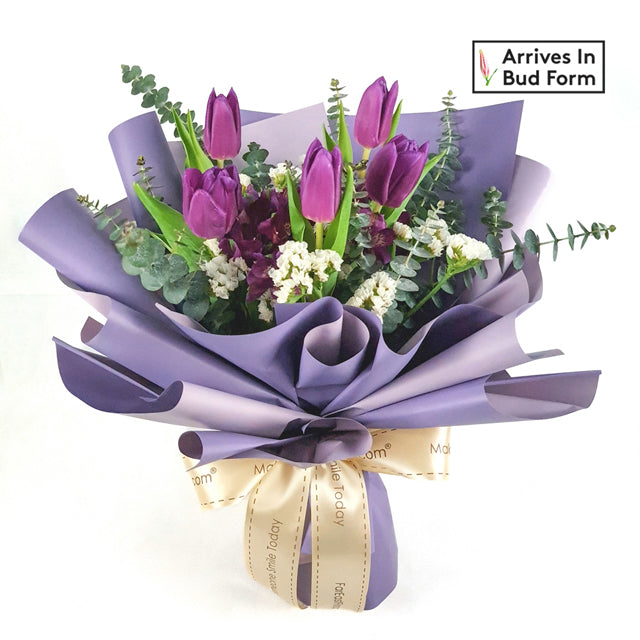 Fantasy – Purple Tulip Bouquet