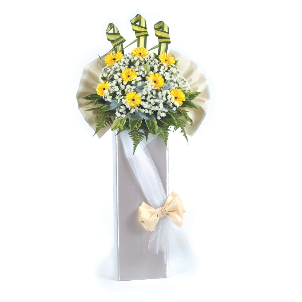 MYSYM03 - Funeral Flower Stand - Treasured Memories