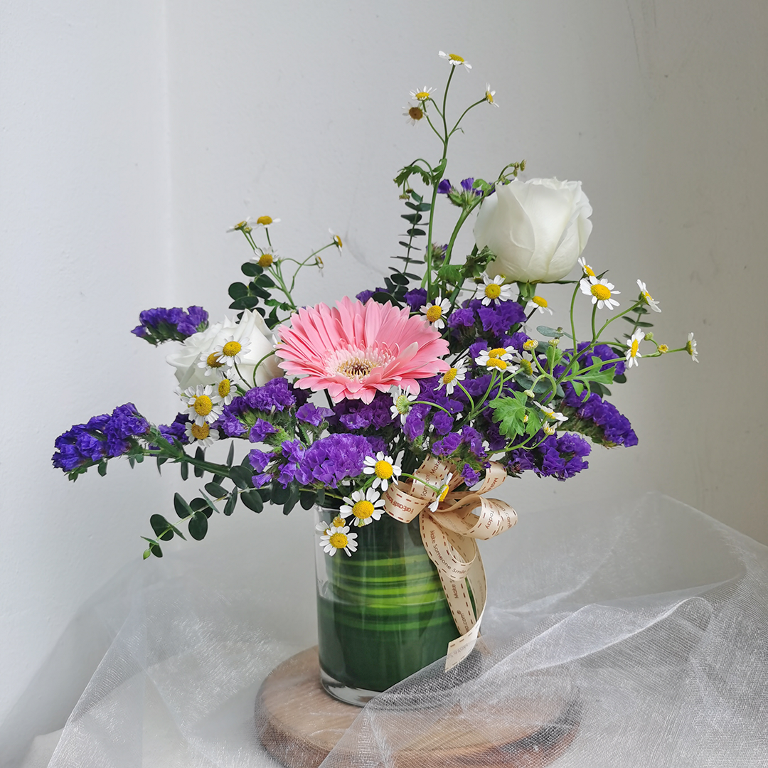 Violet Flower Arrangement | Far East Flora Malaysia