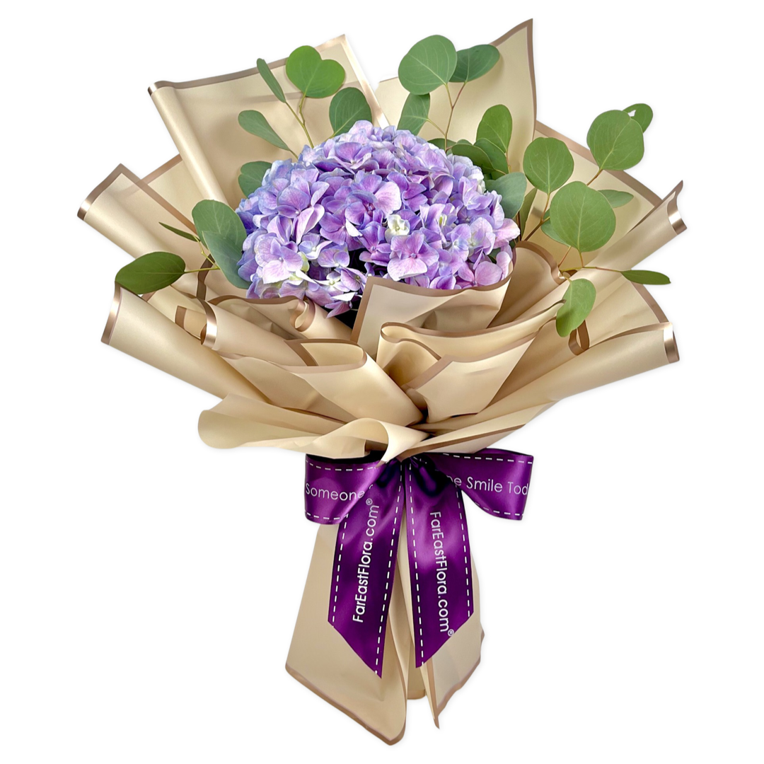 Playful Purple - Hydrangea Flower Bouquet