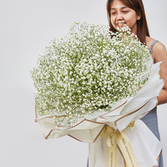 Baby, You Take My Breath Away - Baby's Breath Flower Bouquet