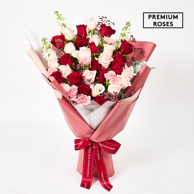 MYVD30 - Faithful Heart - Premium Roses Bouquet