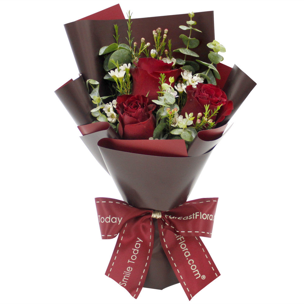 Love Faith Hope Petite Flower Bouquet | Far East Flora Malaysia