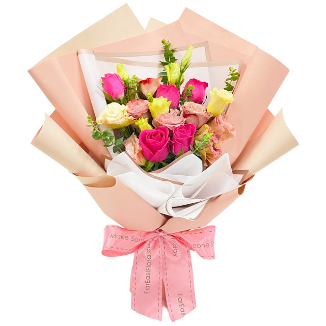 MYPE43 - Blossom Muse - Premium Roses Flower Bouquet